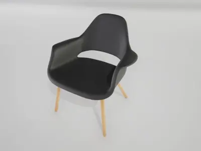 Eero S Organic Chair UE4 Low-poly 3D model