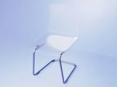 Glass Chair 3D model