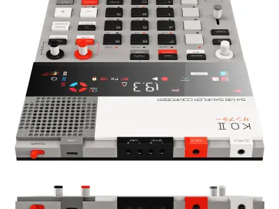 Teenage engineering EP-133 KO II 3D model