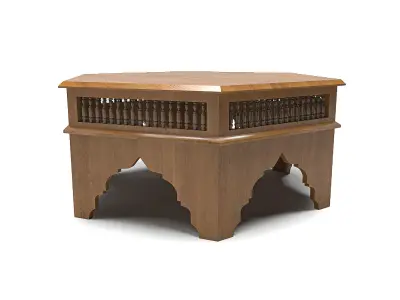 Islamic Mashrabiya Table 3D model