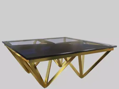 Glass Table 03 3D model
