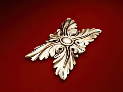 Rosette for CNC  3D model