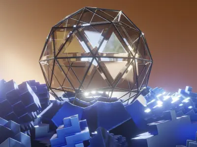 Placeholder-Cube Epileptic  Free 3D model