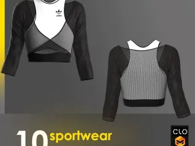 Sportwear pack 3D model