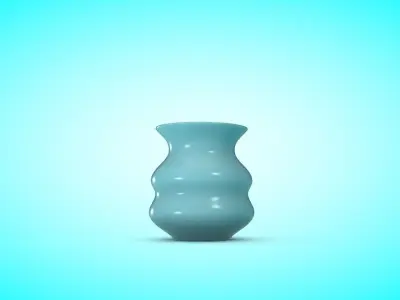 Vase 2 Low-poly 3D model