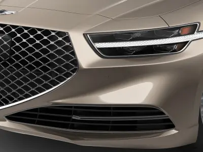 Genesis G90 2021 3D model