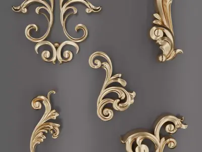 Trim Ornament 106 3D model