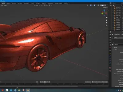 Porshche 911 Gt3 Rs 2018 3D model