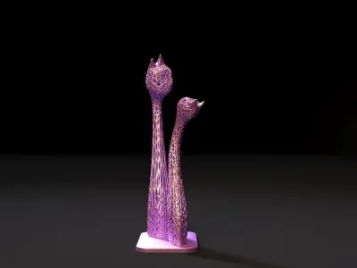 Cat statue 3D print model purchase