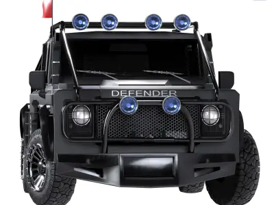 defender aff road 3D model