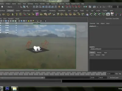 White Lion 3D model