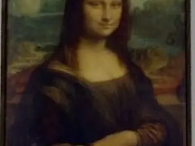 Mona Lisa Low-poly 3D model