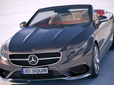 Mercedes-Benz S-Class Cabriolet 2018 3D model