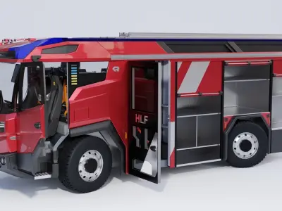 Rosenbauer RT Fire Truck 3D model