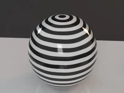 Couch Table and Decor 3D model