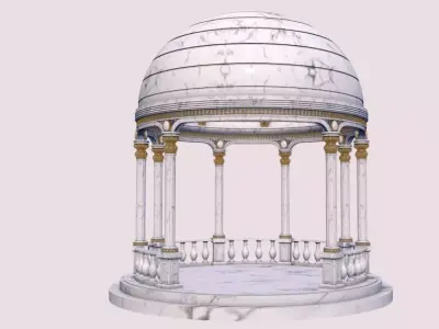 Marble Gazebo 3D model