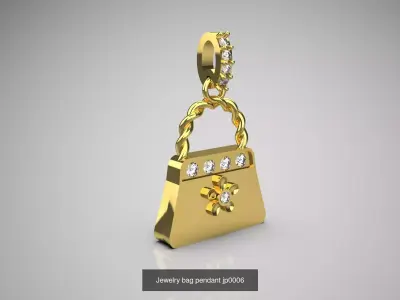 Pendant 3D File Collection  Fashion Pendants 3D Model Pack