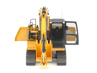 CAT 313GC Excavator 3D model