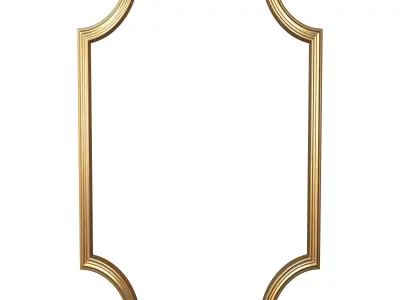 Frame Mirror Ornamental Gergian NeoClassic Vol 04 3D model