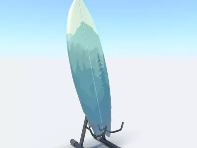 surfboard V6 3D model