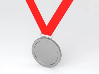 Silver Medal 3D model