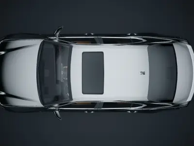 Lexus GS350 Low-poly 3D model