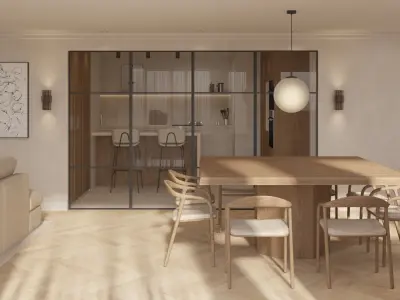 House in Barcelona modern 3D model