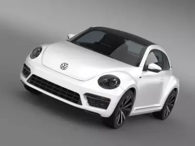 VW Beetle RLine 2014 3D model