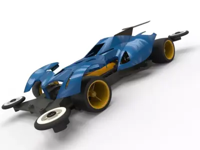 tamiya mini 4wd 3D model