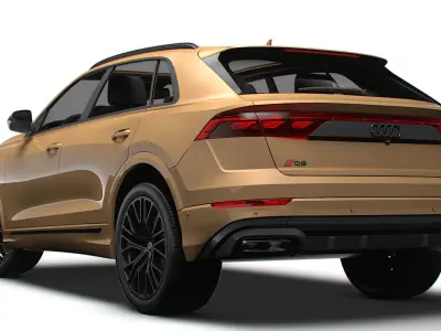 Audi Q8 55 TFSI quattro S line 2024 3D model