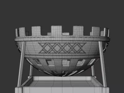 Dwarven Brazier 3D model