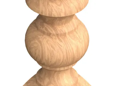 Stair baluster 09 3D print model