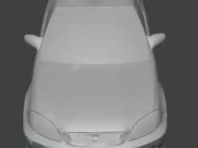 JDM Compact Coupe RC Body - 1-30 Scale Sport Shell  3D print model