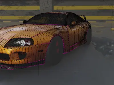 Toyota Supra A80 2002 3D model