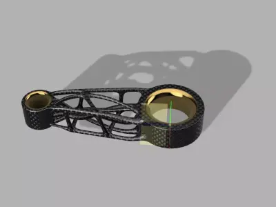piston connecting rod 3D print model