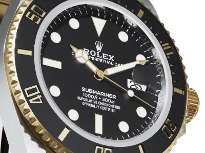Rolex Submariner Date 3D model