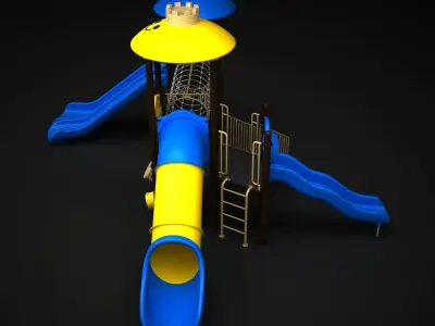 Outdoor Castle 3D model