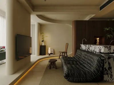 3D models of interior design in medieval style apartments 3D model