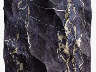 499-RockPanel marble wall art 3D model