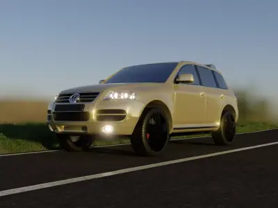 Car Volkswagen Touareg 3D model