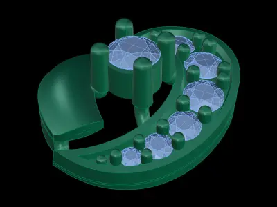 light weight Earring-5 3D print model