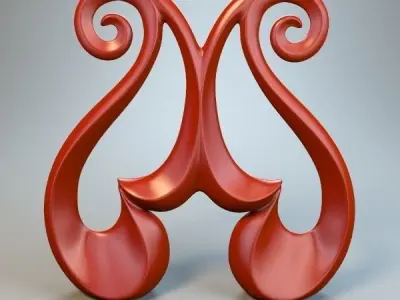 Abstract Figure 3D model 18