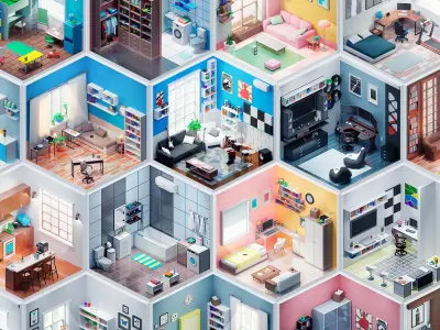 Interior Pack  3D Model Collection