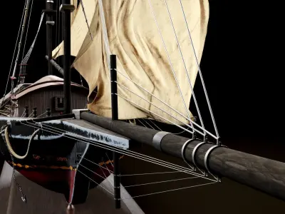 Spray ship 1892 3D model