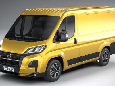 Opel Movano L1H1 2024 3D model