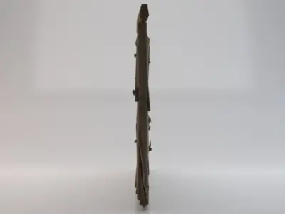 Wooden Wall Low-poly 3D model