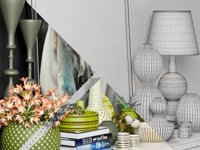 Decorative set-03  3D model