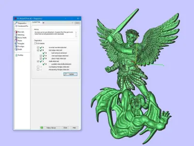 Saint Michael 3D print model