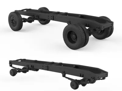 Chassis Mercedes Benz 3D print model