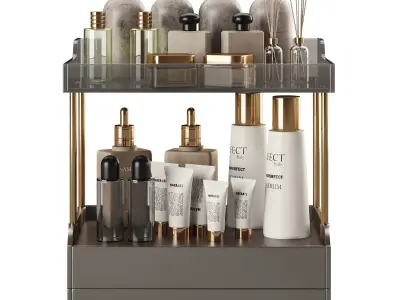 Beauty decorative set 3 3D model